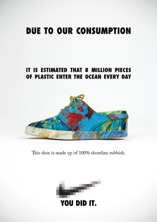 Illustration for article titled Watch Plastic Ocean Junk Become a Pair of Wild Multi-Colored Sneakers